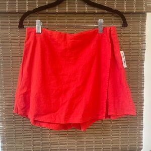 NWT! Old Navy Linen Blend Skort